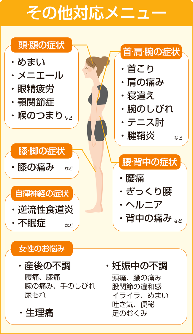 その他対応メニュー