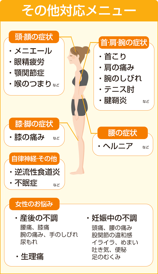 その他対応メニュー